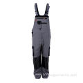 Canvas grey with black Bib Pants